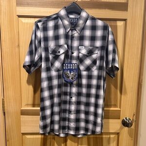 DIXXON Monochrome Plaid Men's Shirt